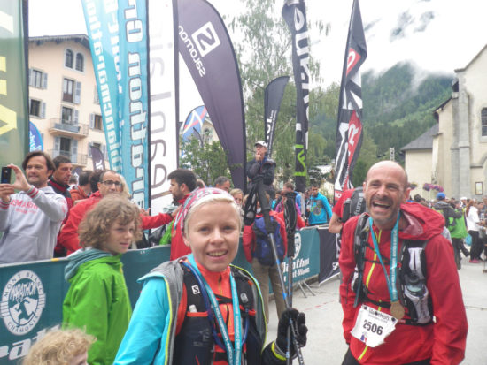 Mont Blanc Marathon: Ziel