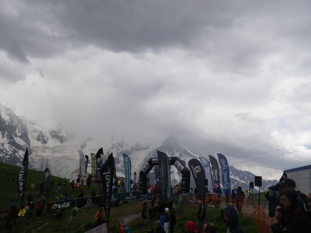Ziel beim Cross du Mont Blanc auf Planpraz