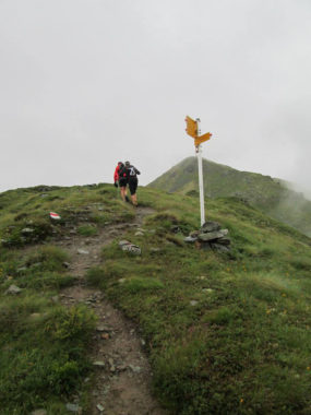 Trail du Vélan Aufstieg