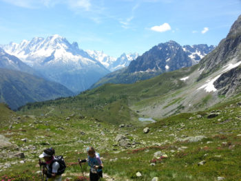 80 km du Mont-Blanc - von Lotriaz zum Col de la Terrasse
