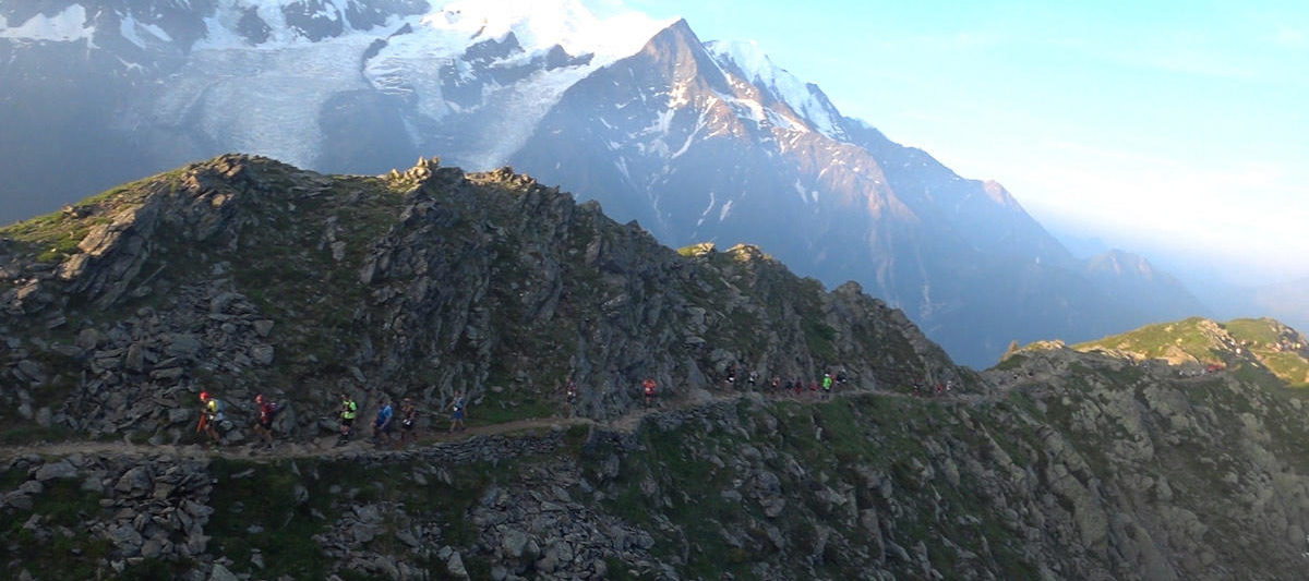 80 km du Mont-Blanc Aufstieg zum Brévent