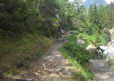 80 km du Mont-Blanc Aufstieg nach Loriaz