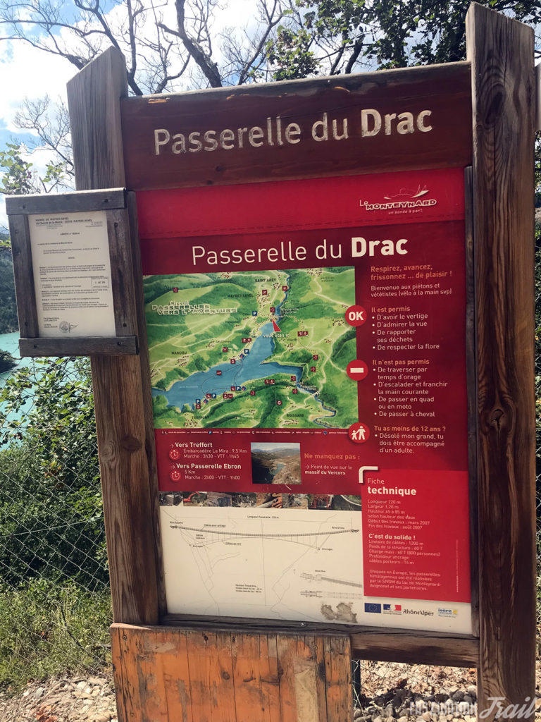 Trail des Passerelles du Monteynard 2018 - Passerelle du Drac