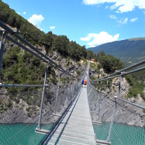 Trail des Passerelles du Monteynard 2018 - Passerelle de l'Ébron