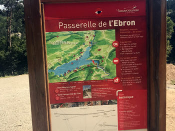 Trail des Passerelles du Monteynard 2018 - Passerelle de l'Ébron