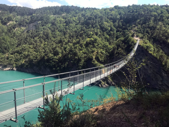 Trail des Passerelles du Monteynard 2018 - Passerelle de l'Ébron