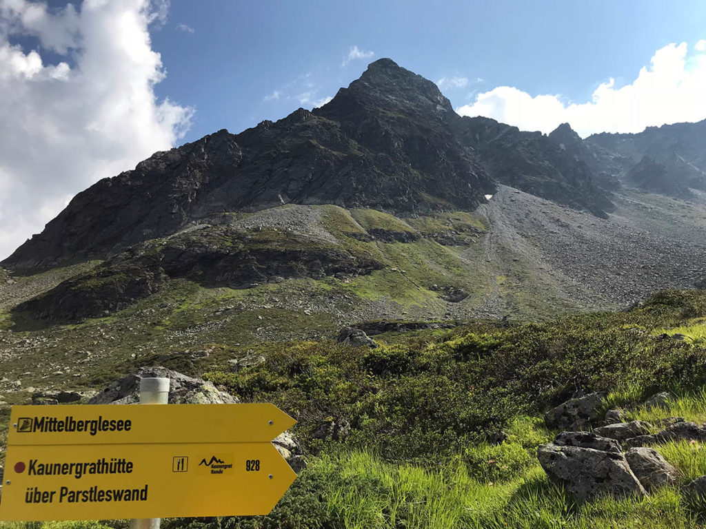 Pitz Alpine 2018 Mittelbergsee und Kaunergrat